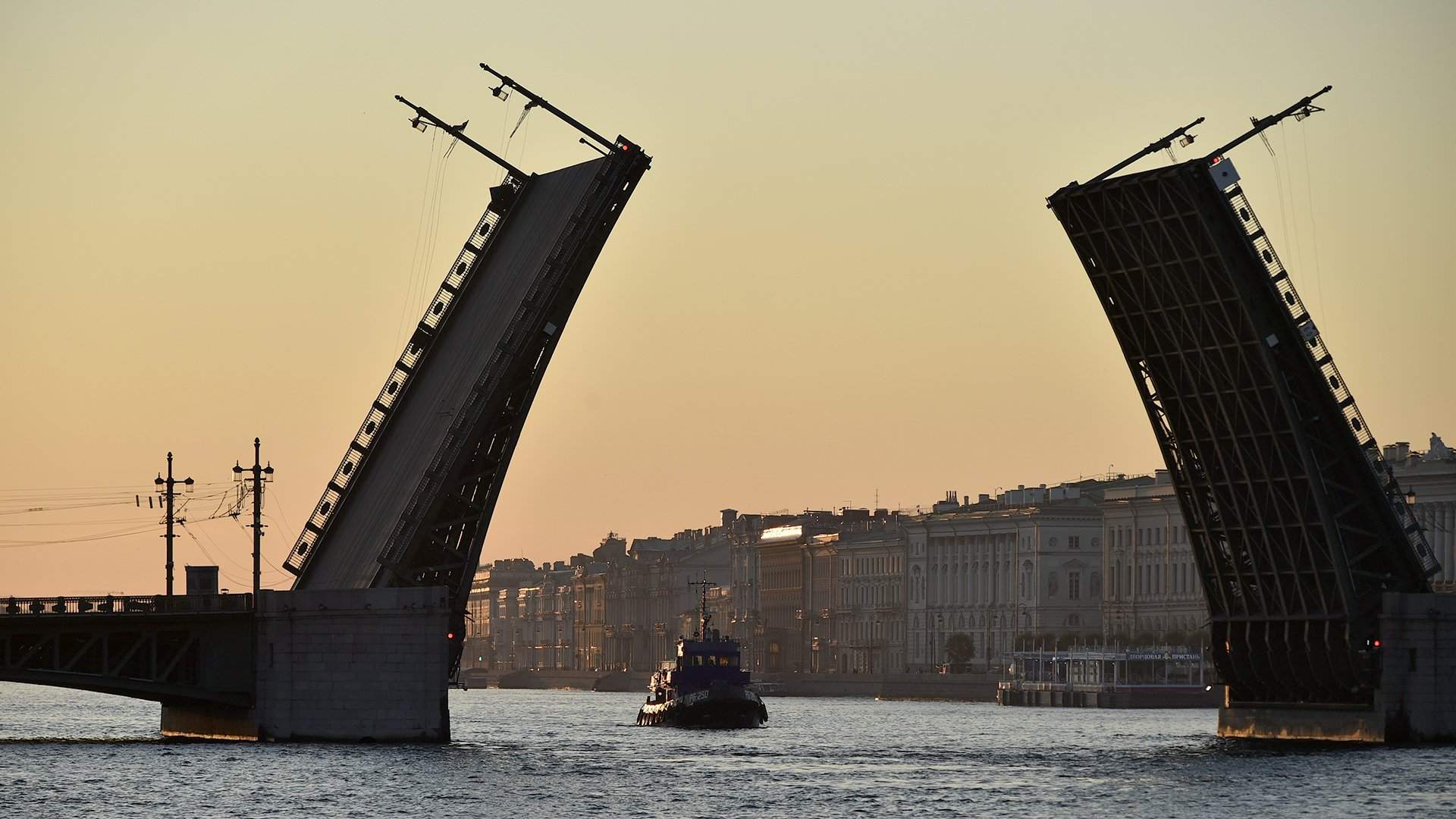 литейный мост развод